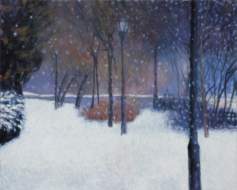 Czeslaw Gorski - Berlin Winter an der Spree - Ölgemälde